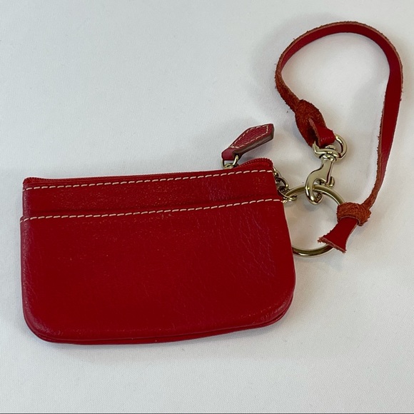 Dooney & Bourke Red Small Wristlet - Picture 2 of 6